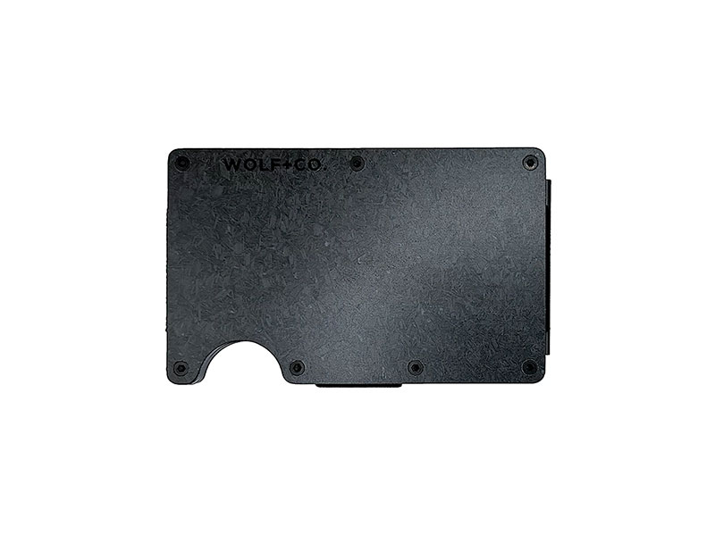Alpha Carbon RFID-BLocking Wallet Front 800w